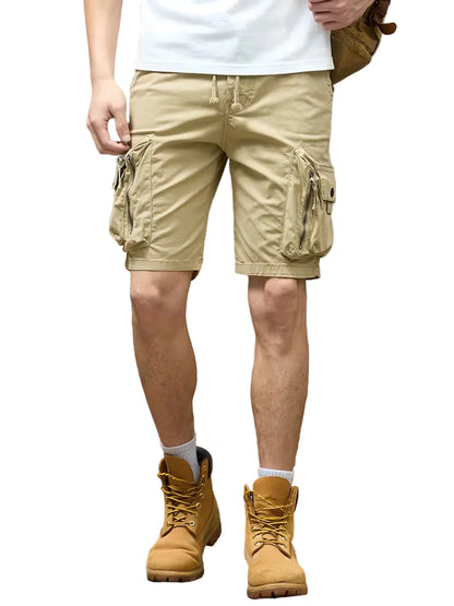 Men's Cargo Shorts with Dual-Access Pockets