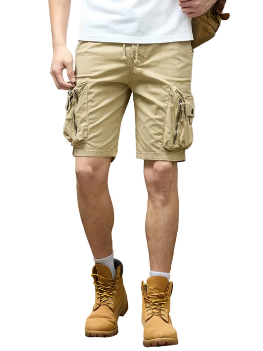 Men's Cargo Shorts with Dual-Access Pockets