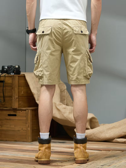 Men's Cargo Shorts with Dual-Access Pockets