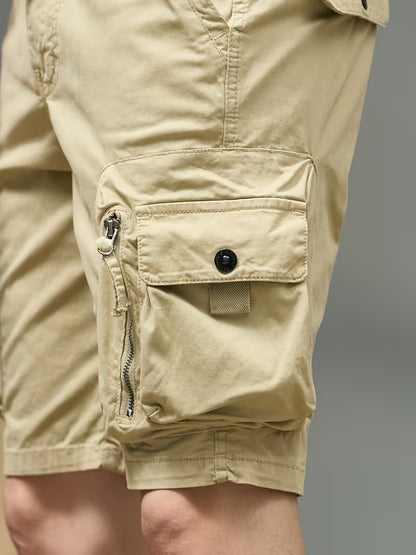 Men's Cargo Shorts with Dual-Access Pockets